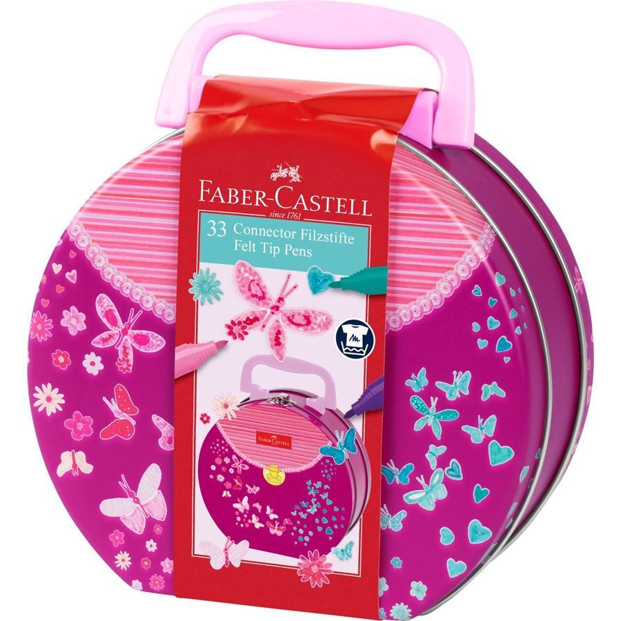 Faber-Castell Connector Viltstiften - 33 stuks - Assorti kleuren