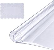 VEVOR Tafelkleed Transparant PVC Rechthoekig 457 x 925,4 mm