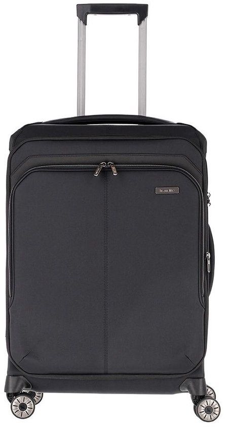 Travelite Priima 4 Wiel Koffer 68cm Expandable Zwart
