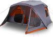 vidaXL Tente 10 personnes imperméable déverrouillage rapide gris et orange