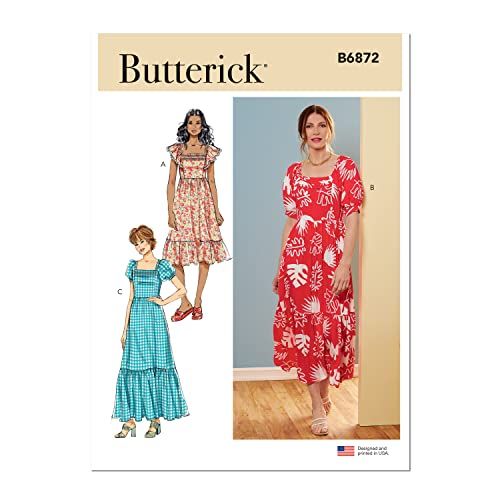 Butterick B6872F5 Misses' Dress - Size F5 (16-18-20-22-24)