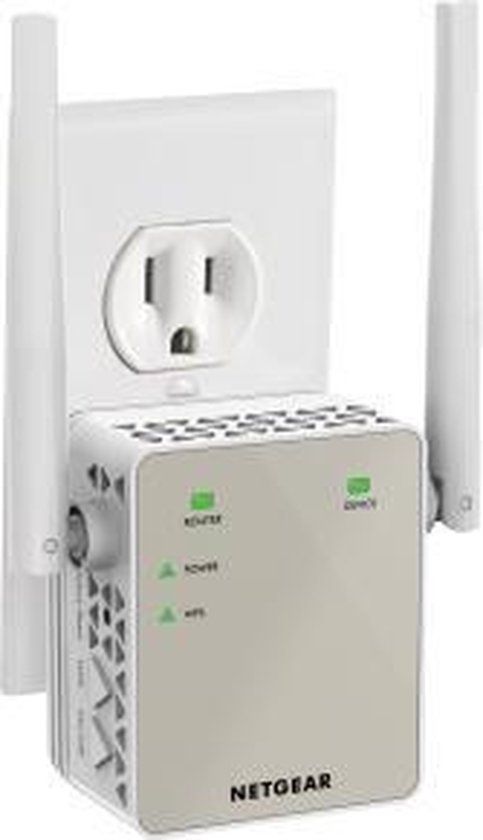 NETGEAR EX6120-100UKS - WiFi Extender - 1200 Mbps - White