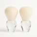 Goodbitz® Brosses à ongles - 2 pièces - Blanc