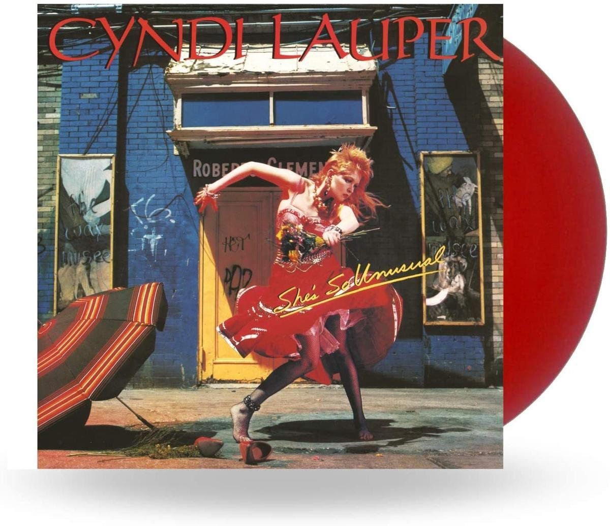 EPIC Cyndi Lauper - She's So Unusual (Red Vinyl) - Vinyl LP - 0194398018010