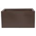 WellHome Top Garden Rotri Bloempot van polyethyleen met vorm, taupe, 80 x 40 x 40 cm