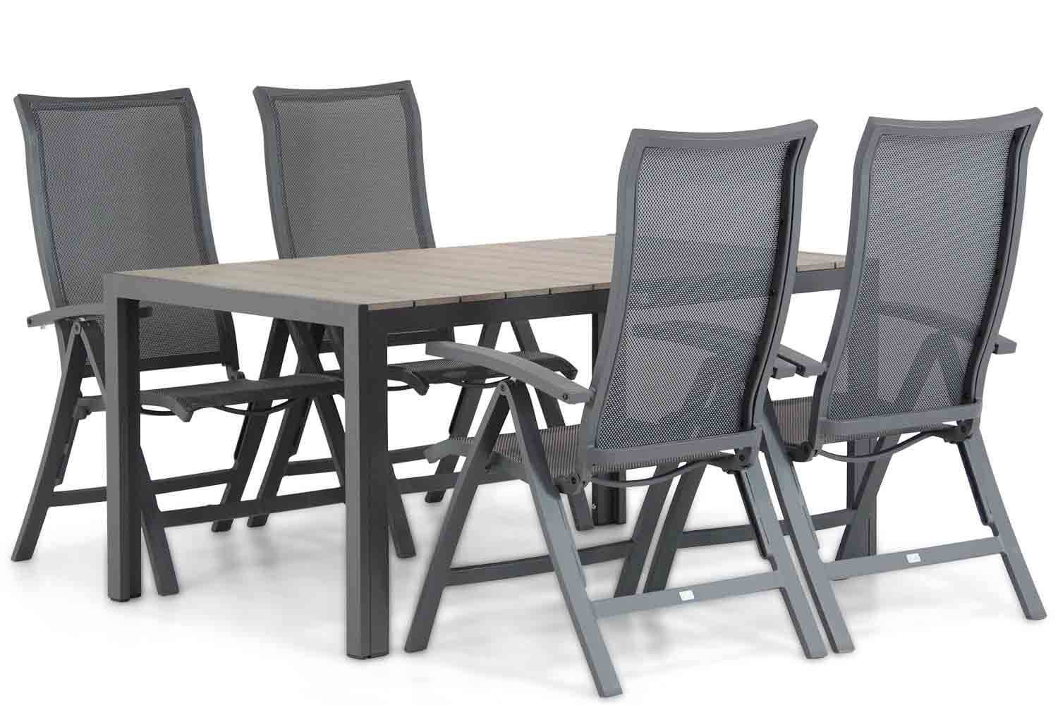 Presto Lucardo/Young 155cm dining tuinset 5-delig