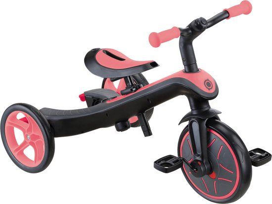 Globber Explorer Trike 4in1 Driewieler Kinderen Roze