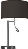 Home Sweet Home Bling tafellamp zwart met LED leeslamp