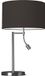 Home Sweet Home Bling tafellamp zwart met LED leeslamp