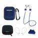 KP27721 Ensemble complet de housse en silicone pour AirPods 2/1 - Bleu