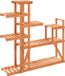 vidaXL Plantenstandaard - 110x25x111 cm - Massief Vurenhout