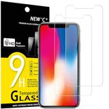 NEW'C 2 Stuks, Screen Protector voor iPhone X, XS, iPhone 11 Pro, Gehard Glass Schermbeschermer Film 0.33 mm ultra transparant, ultra resistent