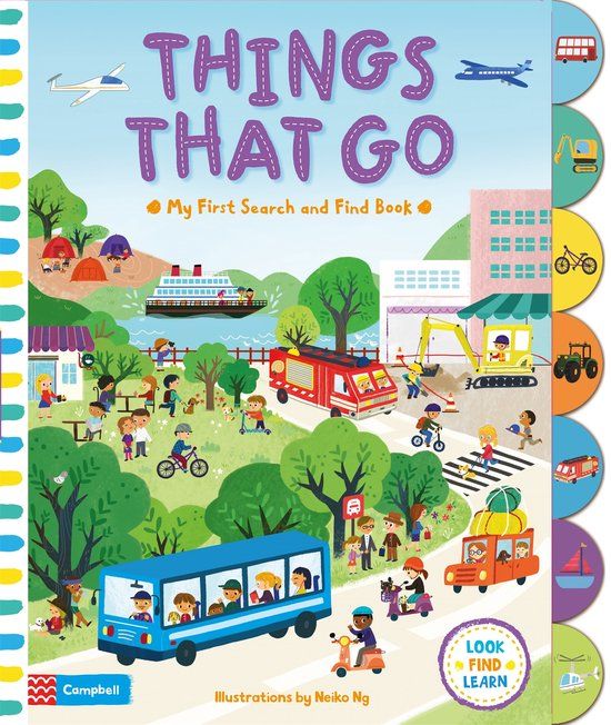 My First Search & Find Things That Go - Hardcover - Neiko Ng