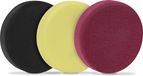 VONROC Disques de polissage/Pads de polissage en mousse pour polisseuses – Kit de démarrage – 150 mm, 3 pièces