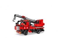 Teorema Click Clack, brandweerwagen, 429 delen, modelbouwpakket voor kinderen vanaf 5 jaar, reddingshulp met bouwstenen, mini-reddingsmiddel, cadeau-idee
