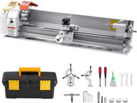 VEVOR Metaaldraaibank 22x100cm Tafeldraaibank 1250W Automatische Voeding