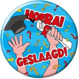 Paper dreams Button klein - School geslaagd cartoon