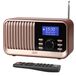 August Radio DAB UKW rechargeable with Bluetooth, USB connection and remote control - MB450