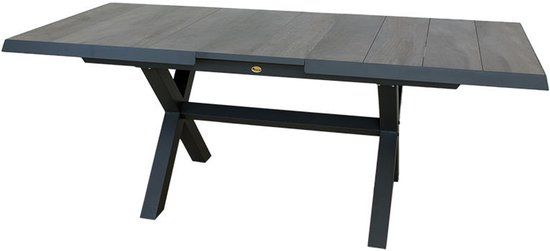 Oosterik Home Blue Valley uitschuifbare dining tafel midnight grey