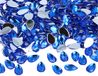 Decoratieve edelstenen van acryl, 8 x 13 mm, ca. 2000 stuks.