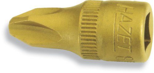 HAZET 8506-PH4 Cross Recess PH Screwdriver Socket - CVD-Tin Coated