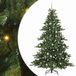 vidaXL Sapin de Noël artificiel articulé vert 210 cm PVC et acier