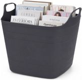 Merkloos / Sans marque Excellent Houseware Flexibele emmer - zwart - 15 liter - kunststof - vierkant - 37 x 30 cm