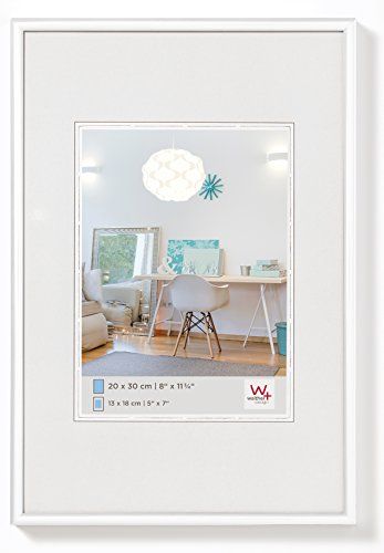 Walther Design KV691W New Lifestyle Kunststoff Bilderrahmen, 61x91,5 cm, weiss
