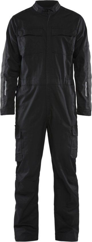 Blåkläder Industrie overall stretch 6144-1832 - Zwart/Donkergrijs - C52
