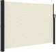 vidaXL Pare-vent rétractable 140x500 cm crème
