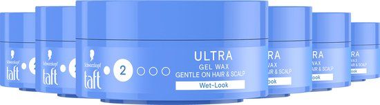 Schwarzkopf Taft Ultra Gel-Wax Structure Voordeelverpakking - 6 x 75ml