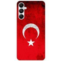 Samsung Drapeau turquie bedrukt siliconen hoesje compatibel met Samsung Galaxy A25