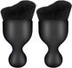 Brosse de detailing automobile haut de gamme sans marque - Lot de 2 pièces - Noir