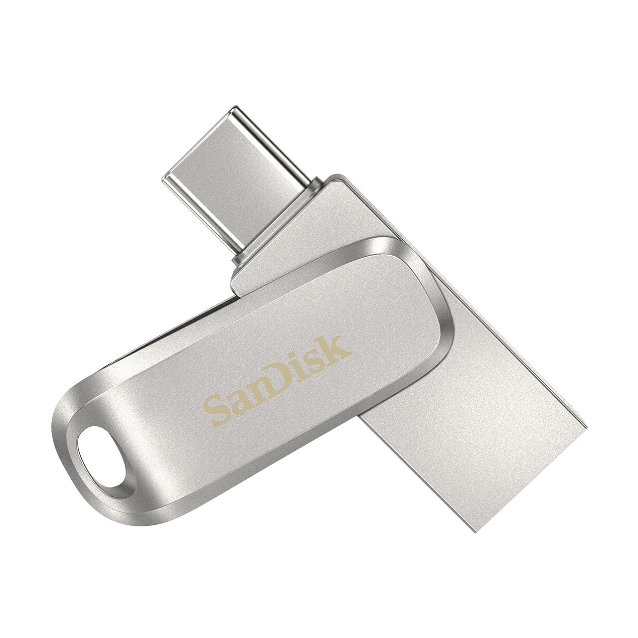 SanDisk Ultra Dual Drive Luxe USB-C - 128GB - USB 3.2 Gen 1 - Stainless Steel