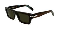 Ferragamo SF2034S Striped khaki 50/22/145 HOMME Lunettes de soleil