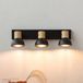 Lindby - Buitenspot - 3lichts - IJzer - H: 20.8 cm - E14 - Zwart, Hout