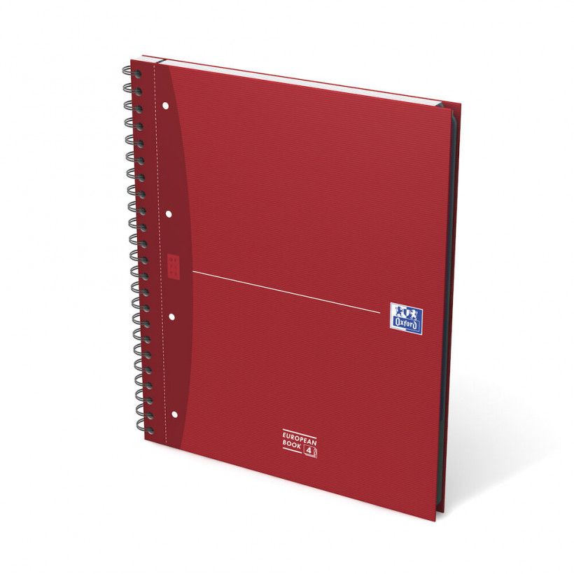 Oxford 100100748 - Schrijfblokken & schriften - Zwart, blauw, rood, paars