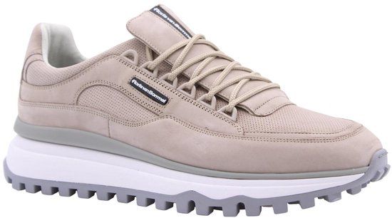 Floris van Bommel Beige Nubuck Sneakers Heren Maat 43