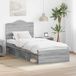 Maison Exclusive Lit exclusif - Structure de lit Sonoma gris, 90 x 200 cm, en bois de pin massif