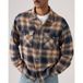 Levi's relaxed fit geruit casual overhemd - blauw/crème