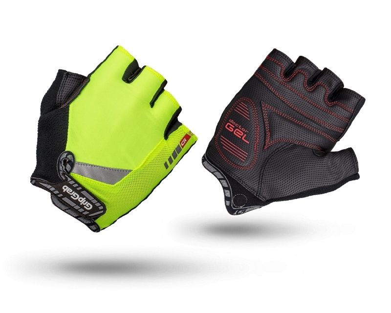 GripGrab Pro Gel HI VIS korte fietshandschoenen 2015 Korte