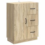 vidaXL Dressoir Sonoma Eiken 66 x 34,5 x 87 cm