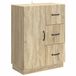vidaXL Dressoir Sonoma Eiken 66 x 34,5 x 87 cm