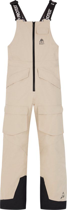 Protest PRTDario Skibroek Heren Salopette Bamboo Beige