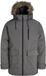 JACK&JONES JJCHARLIE DETACHABLE FAUX FUR PARKA Heren Buitenjassen Grijs S