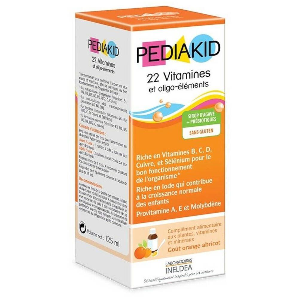 CF Pharma Pediakid 22 Vitaminen & Oligo Elementen 125 ml