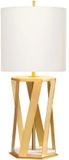 Elstead Lighting Apollo Tafellamp - Messing/Wit - E27 - 60W