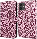 imoshion Hoesje - Geschikt voor Apple iPhone 12 Pro / 12 - Design Bookcase smartphone - Bloom Love Blush