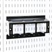 Wall Control Boorhouder elektrisch gereedschap opbergrek - compacte slagboorbatterij elektrisch gereedschap Pegboard Organizer Pegboard (zwart)