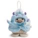 NICI Set Knuffel Zeehond Yuki 8 cm met sneeuwvlok & yetikostuum in geschenkdoos